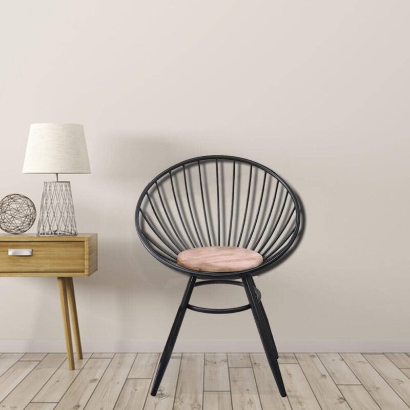 Silla Diseño Aspen de Madera y Metalica