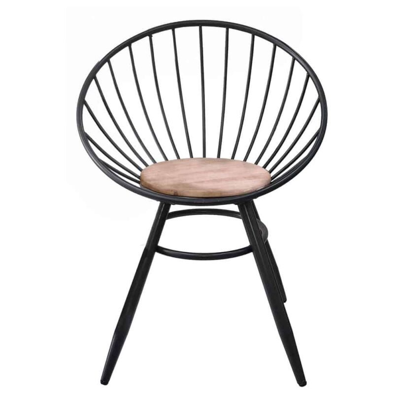 Silla Diseño Aspen de Madera y Metalica