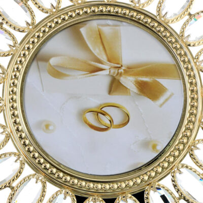 Portaretrato Decorativo Verdún Gold Circular