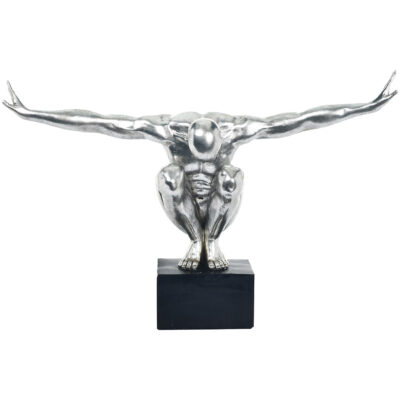 Figura Decorativa Atleta Silver