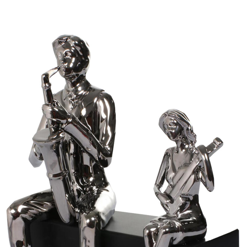 Figura Decorativa Músicos Silver - Imagen 2