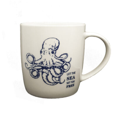 Tazón Decorativo Ocean Octopus White