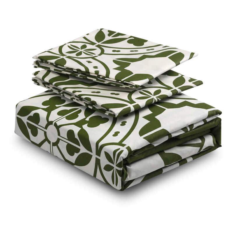 Juego de Sabanas T144 King Boceto Green