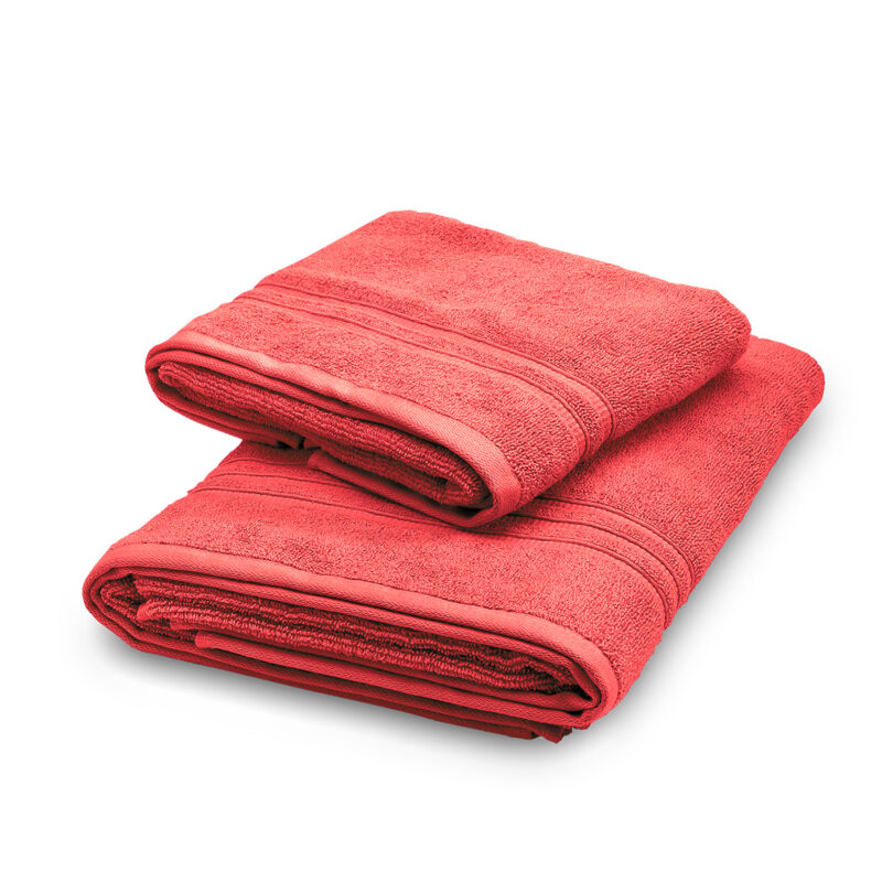 Juego Toallas para Baño Grecco Coral