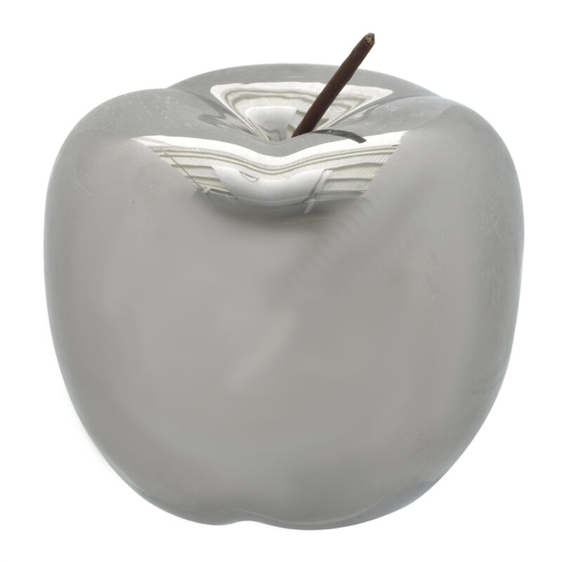 Figura Decorativa Manzana Boston Silver