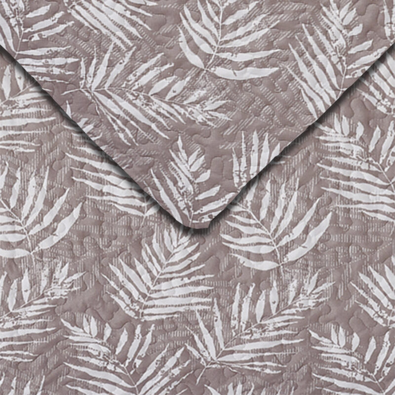 Quilt Con Piecera Helechos Superking - Imagen 2