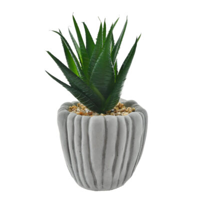 Planta Decorativa Artificial Aloe Piedra