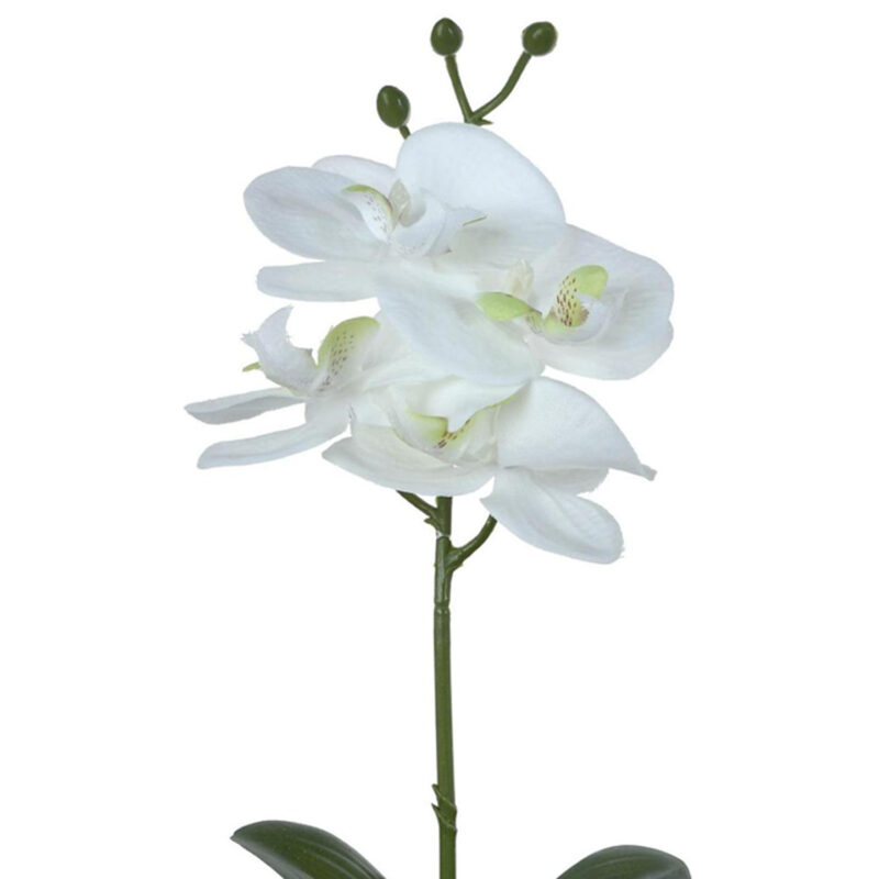 Planta Artificial Orquidea Maceta Blanca - Imagen 2
