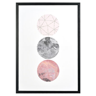 Cuadro Decorativo Esferas Luna 50 x 70