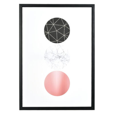Cuadro Decorativo Esferas Carrara 50 x 70