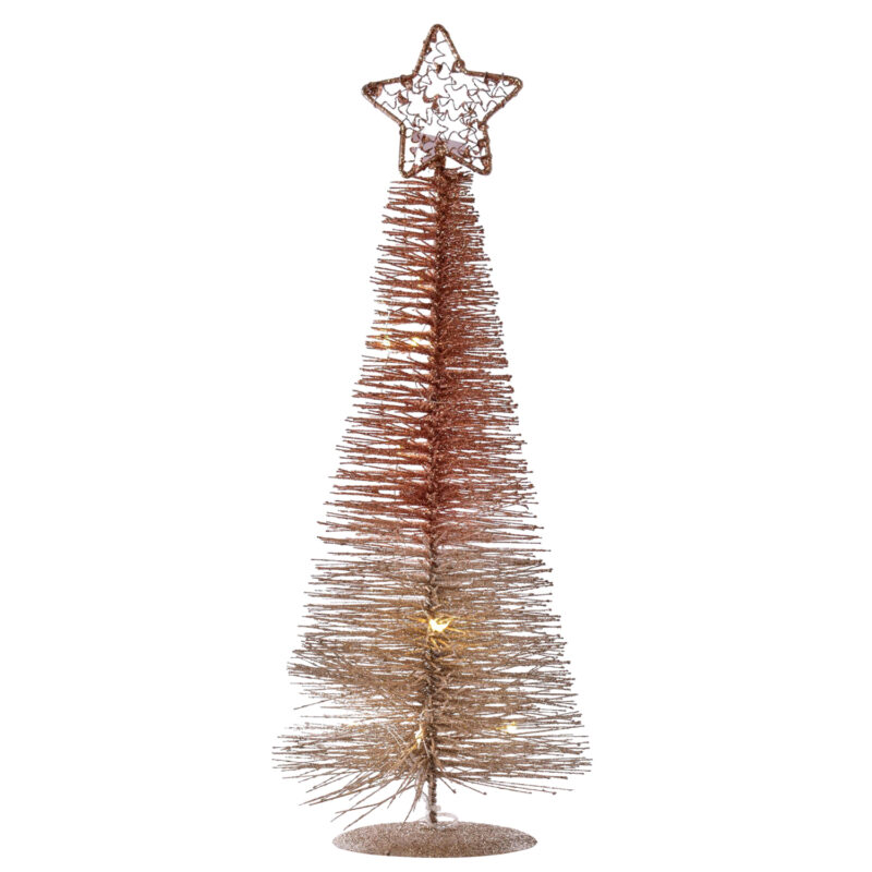 Arbol Navideño Luces Led Estrella 40 Cms