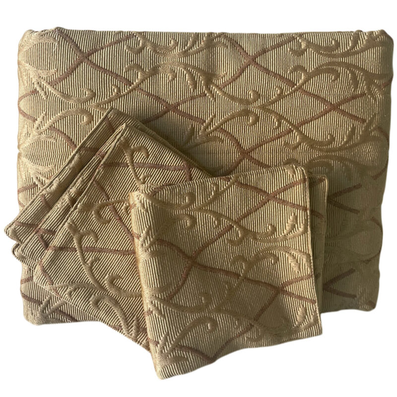 Piecera Con Fundas Super King Barroco Gold - Imagen 2