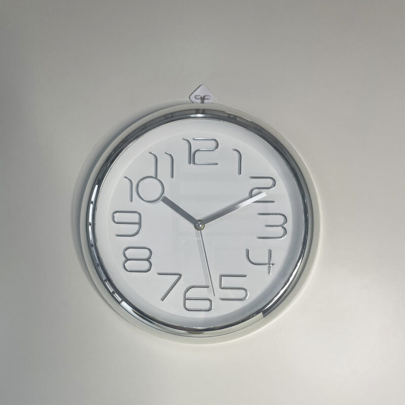 Reloj Mural Decorativo Lugano Silver - Imagen 4