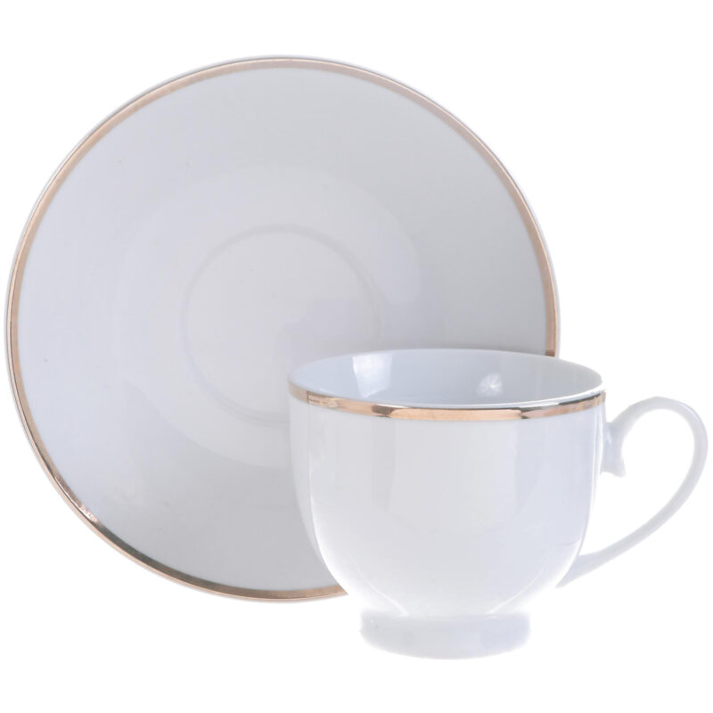 Juego de Tazas Para Té 12 Piezas Clasico