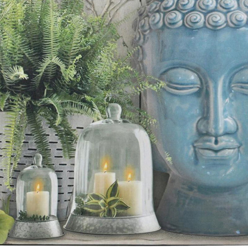 Cuadro Decorativo Buda Celeste 40 x 40 - Imagen 3
