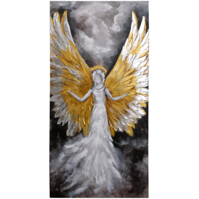 Cuadro Decorativo Angel Gold 140 x 70