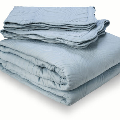 Quilt Bordado 1,5 Plazas Versailles Aqua