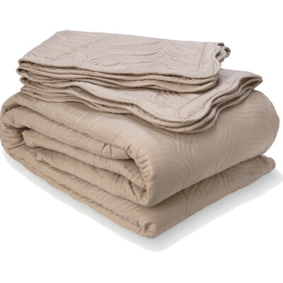 Quilt Bordado 1,5 Plazas Versailles Beige