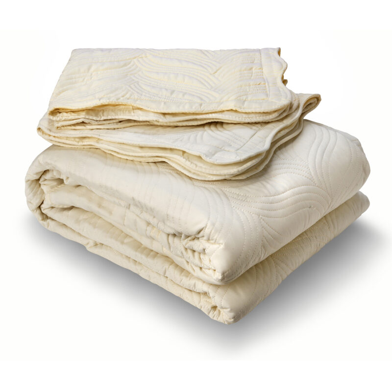 Quilt Bordado 2 Plazas Versailles Amarillo Pastel - Imagen 2