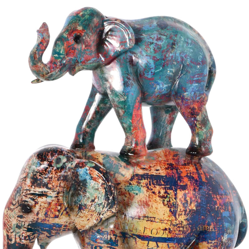 Figura Decorativa Elefante Clipart Arts Doble - Imagen 2