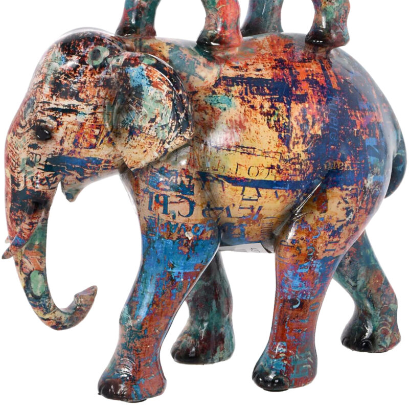 Figura Decorativa Elefante Clipart Arts Doble - Imagen 3