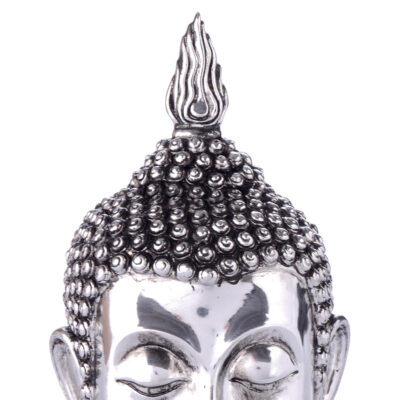 Figura Decorativa Buda Cabeza Jodhpur Silver
