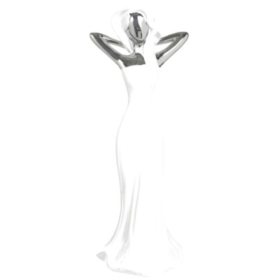 Figura Decorativa Mujer Berna Morning Silver