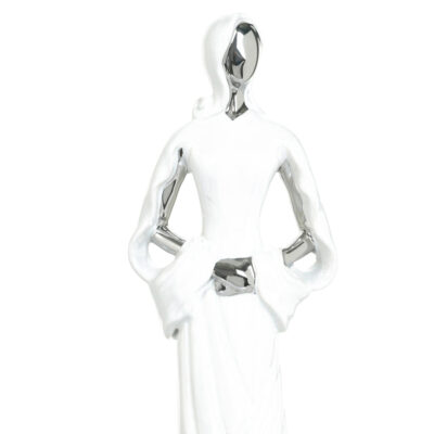 Figura Decorativa Mujer Berna Night Silver