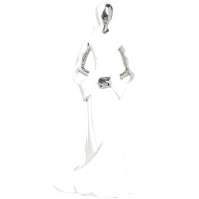 Figura Decorativa Mujer Berna Night Silver