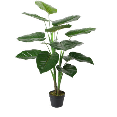 Planta Decorativa Artificial Alocasia Calidora 90 cm
