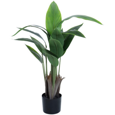 Planta Decorativa Artificial Heliconia Emerald 90 cm