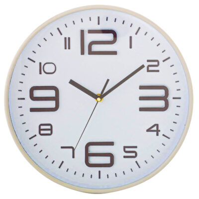 Reloj Decorativo Milano Crema