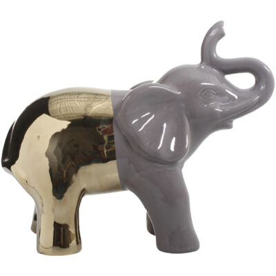Figura Decorativa Elefante Sol y Luna Mediano