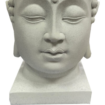 Figura Decorativa Buda Cabeza Gris