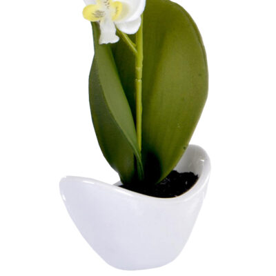 Planta decorativa Artificial Orquidea Blanca