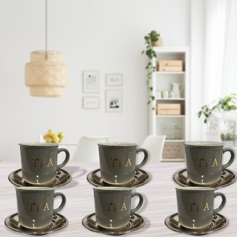 Juego de Tazas Copper 12 Piezas - Imagen 4