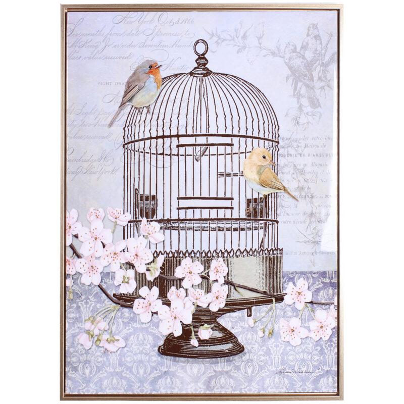 Cuadro Decorativo Pajaros