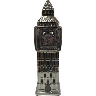 Figura Decorativa Torre Big Ben Silver