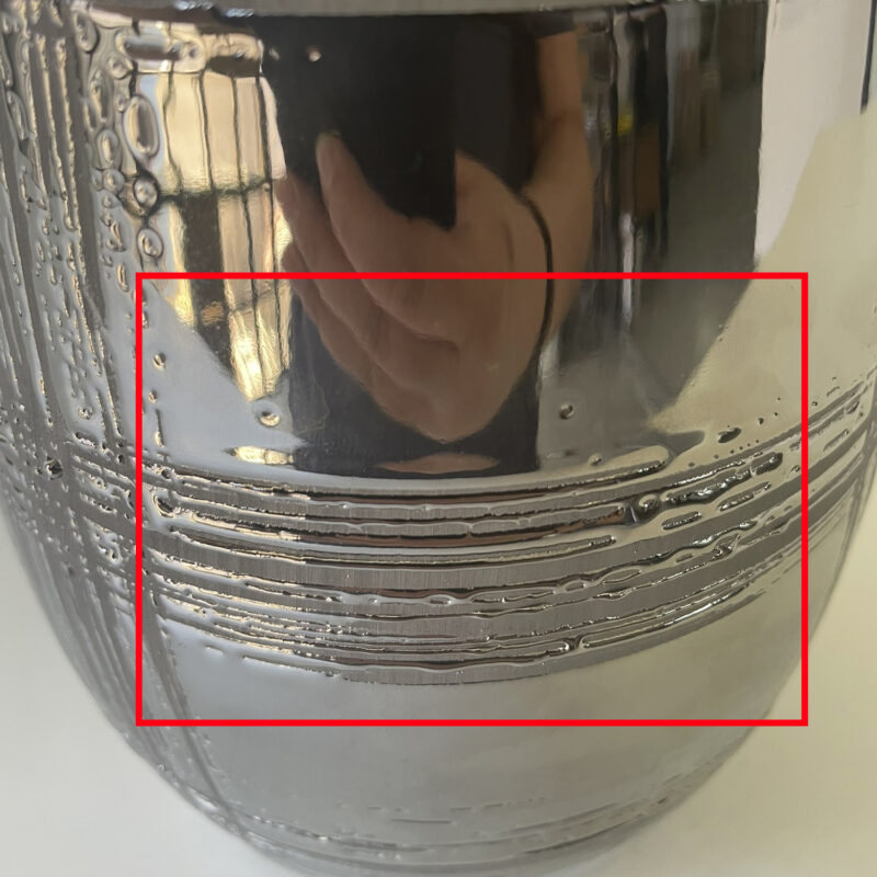 Jarron Decorativo Veneto Base Silver - Imagen 3