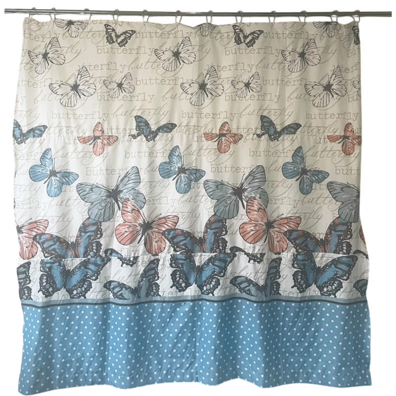 Cortina para Baño Diseño Spring con Forro